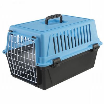 Ferplast Atlas 10 Kedi ve Küçük Irk Köpek Taşıma Kabı 32x48x29 Cm Mavi 