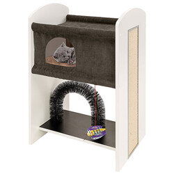 Ferplast - Ferplast Cat Tree Leo Kedi Tırmalama ve Oyun Evi 50x37x84 Cm 