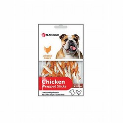 Flamingo - Flamingo Chicken Tavuk Eti Sargılı Çubuk Köpek Ödülü 65 Gr 