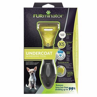 Furminator Short Hair Küçük Irk Kısa Tüylü Köpek Tarağı XS 