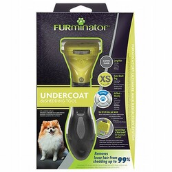 Furminator - Furminator Long Hair Küçük Irk Uzun Tüylü Köpek Tarağı XS 