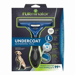 Furminator - Furminator Short Hair Kısa Tüylü Köpek Tarağı Large 