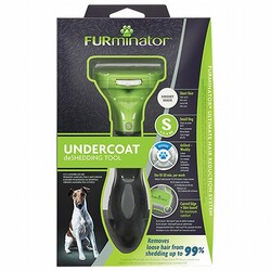 Furminator - Furminator Short Hair Küçük Irk Kısa Tüylü Köpek Tarağı Small 