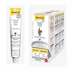 GimCat - GimCat Taurine Paste Exstra Kalp ve Göz Sağlığı Destekleyici Taurinli Kedi Macunu 50 Gr 