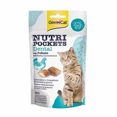 GimCat Nutripockets Dental Kedi Ödülü 60 Gr 