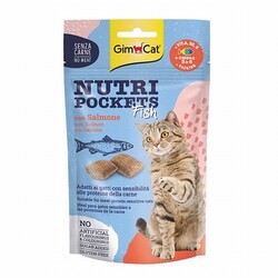 GimCat - GimCat Nutripockets Somonlu Kedi Ödülü 60 Gr 