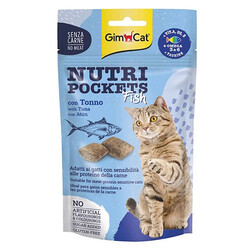 GimCat - GimCat Nutripockets Ton Balıklı Kedi Ödülü 60 Gr 