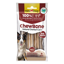 GimDog - GimDog ChewBone Diş Sağlığı Destekleyici Naturel Press Köpek Çiğneme Kemiği 80 Gr 