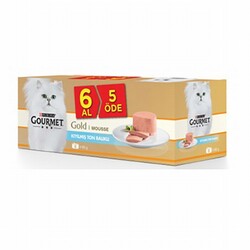 Gourmet Gold - Gourmet Gold Kıyılmış Ton Balıklı Yetişkin Kedi Konservesi 6 Al 5 Öde 