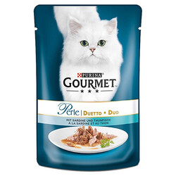 Gourmet Perle - Gourmet Perle Izgara Ton Balıklı Yetişkin Kedi Konservesi 12 Adet 85 Gr 