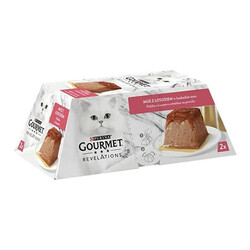 Gourmet Revelations - Gourmet Revelations Somon Balıklı Yetişkin Kedi Konservesi 2x57 Gr 