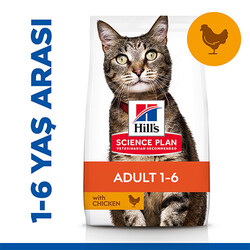 Hill's Science Plan - Hill’s SCIENCE PLAN Adult Cat Chicken Tavuklu Yetişkin Kedi Maması 1,5 Kg 