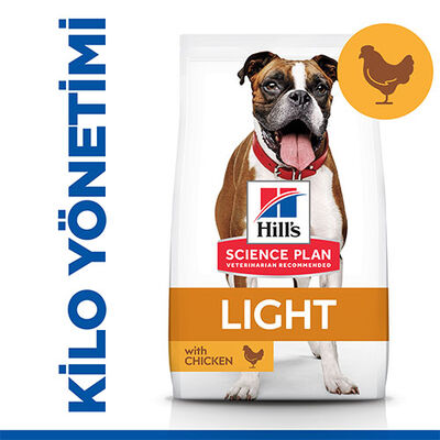 Hill’s SCIENCE PLAN Adult Light Medium Chicken Orta Irk Tavuklu Light Köpek Maması 14 Kg 