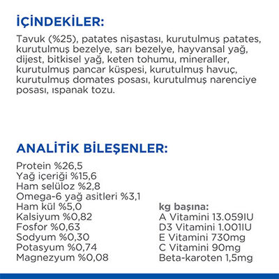 Hill’s SCIENCE PLAN Adult Medium No Grain Chicken Orta Irk Tavuklu Tahılsız Yetişkin Köpek Maması 2,5 Kg 