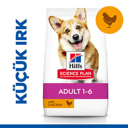 Hill's Science Plan - Hill’s SCIENCE PLAN Adult Small & Mini Chicken Küçük Irk Tavuklu Yetişkin Köpek Maması 1,5 Kg 