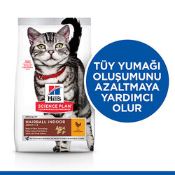 Hill’s SCIENCE PLAN Hairball İndoor Cat Tüy Yumağı Önleyici Tavuklu Yetişkin Kedi Maması 1,5 Kg - Thumbnail