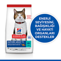 Hill’s SCIENCE PLAN Mature Adult 7+ Ton Balıklı Yaşlı Kedi Maması 1,5 Kg - Thumbnail