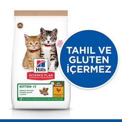 Hill’s SCIENCE PLAN No Grain Tavuklu Tahılsız Yavru Kedi Maması 1,5 Kg - Thumbnail