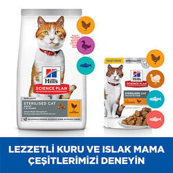 Hill’s SCIENCE PLAN Sterilised Ördekli Kısırlaştırılmış Kedi Maması 10 Kg - Thumbnail