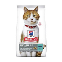 Hill's Science Plan - Hill’s SCIENCE PLAN Sterilised Somon Balıklı Kısırlaştırılmış Kedi Maması 10 Kg 