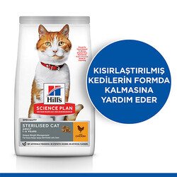 Hill’s SCIENCE PLAN Sterilised Tavuklu Kısırlaştırılmış Kedi Maması 10 Kg - Thumbnail