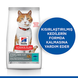 Hill’s SCIENCE PLAN Sterilised Tuna Balıklı Kısırlaştırılmış Kedi Maması 15 Kg - Thumbnail