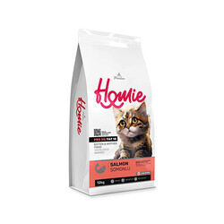 Homie - Homie Mother & Baby Anne ve Bebek Kediler İçin Somonlu Kedi Maması 12 Kg 