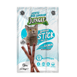 Jungle - Jungle Sticks Somonlu Kedi Ödül Çubuğu 3x5 Gr 