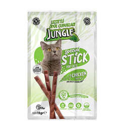 Jungle - Jungle Sticks Tavuklu Kedi Ödül Çubuğu 3x5 Gr 