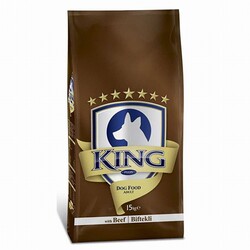 King - King Biftekli Yetişkin Köpek Maması 15 Kg 