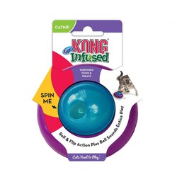 Kong Infused Cat Gyro Kedi Otlu Zilli Kedi Oyun Topu - Thumbnail