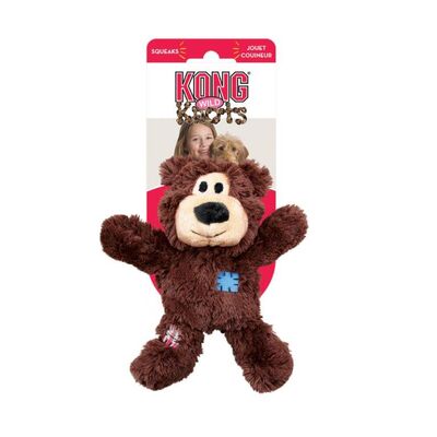 Kong Knots Ayı Peluş Köpek Oyuncağı S-M 19 Cm