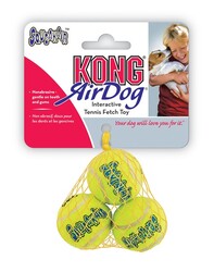 Kong Air Squeaker Sesli Tenis Topu Köpek Oyuncağı XS 3'lü 4 Cm - Thumbnail