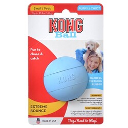 Kong Delikli Top Yavru Köpek Oyuncağı Small 6,5 Cm - Thumbnail