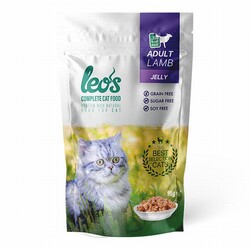 Leos - Leos Pouch Kuzulu Yetişkin Kedi Konservesi 12 Adet 85 Gr 