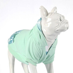 Lindodogs - Lindodogs Mint Green Köpek Sweatshirt Beden 6 