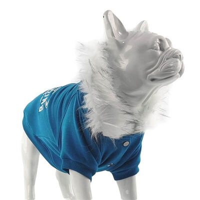 Lindodogs Mountains Mavi Sweatshirt Köpek Kıyafeti Beden 1 