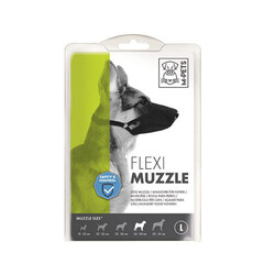 M-Pets - M-Pets Flexi Bez Köpek Ağızlığı Large 1,5x26-30 Cm 