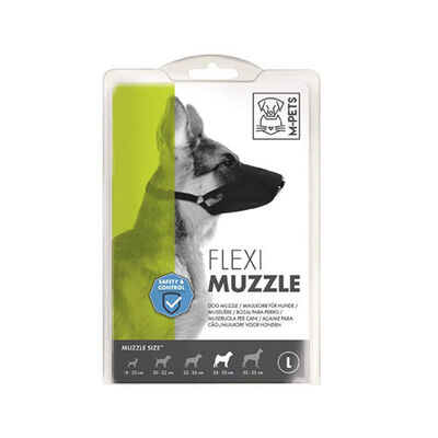 M-Pets Flexi Bez Köpek Ağızlığı Large 1,5x26-30 Cm 