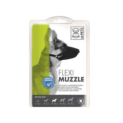 M-Pets Flexi Bez Köpek Ağızlığı Medium 1,5x22-26 Cm 