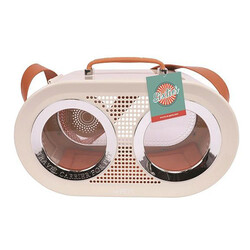 M-Pets - M-Pets Radio Kedi ve Küçük Irk Köpek Taşıma Çantası Beyaz 50x23x31 Cm 