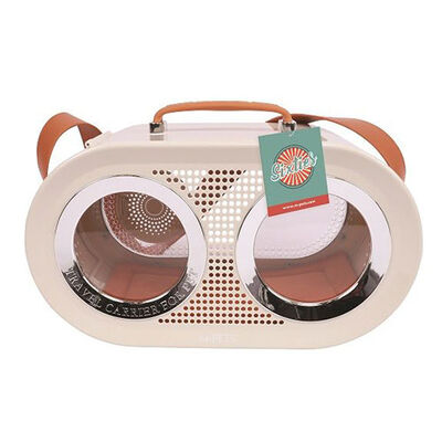 M-Pets Radio Kedi ve Küçük Irk Köpek Taşıma Çantası Beyaz 50x23x31 Cm 