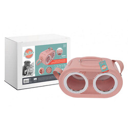 M-Pets - M-Pets Radio Kedi ve Küçük Irk Köpek Taşıma Çantası Pembe 50x23x31 Cm 