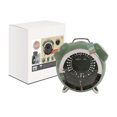 M-Pets Sixties Clock Klasik Kedi ve Küçük Irk Köpek Taşıma Çantası Yeşil 40x44x26 Cm 