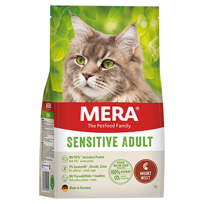 Mera Insect Sensitive Larva Proteinli Tahılsız Yetişkin Kedi Maması 2 Kg 