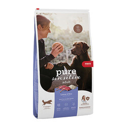 Mera - Mera Pure Sensitive Medium Maxi Kuzulu ve Pirinçli Yetişkin Köpek Maması 12,5 Kg 