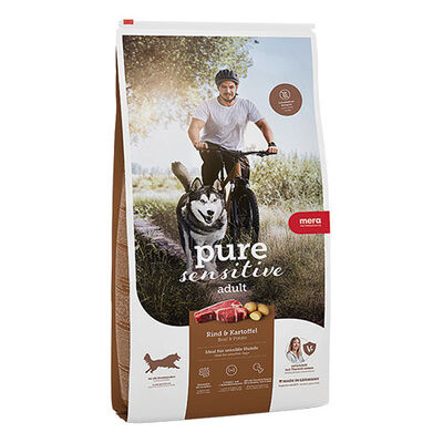 Mera Pure Sensitive Medium Maxi Sığır Etli Patatesli Tahılsız Yetişkin Köpek Maması 12,5 Kg 