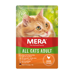 Mera - Mera Tavuklu Pouch Tahılsız Yetişkin Kedi Konservesi 85 Gr 