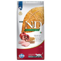 ND - N&D Ancestral Grain Tavuklu Narlı Düşük Tahıllı Yetişkin Kedi Maması 10 Kg 