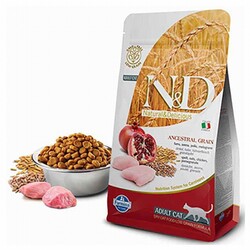 ND - N&D Ancestral Grain Tavuklu Narlı Düşük Tahıllı Yetişkin Kedi Maması 1,5 Kg 